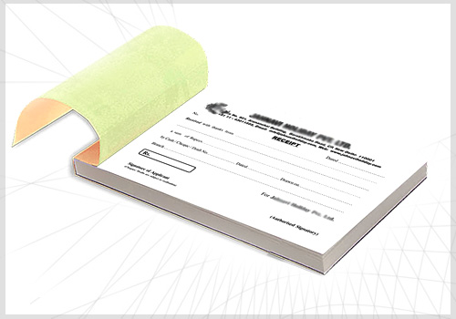 Receipt Book Printing Kanchipuram